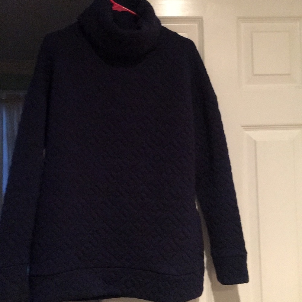 Cowl neck roll down tunic